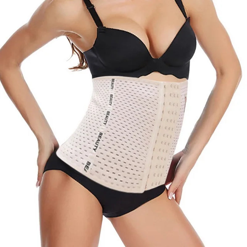 Women Corset Latex Waist Trainer Body Shaper Slimming Sheath Belly Colombian Girdles Steel Bone Binders Shapers Workout Belt