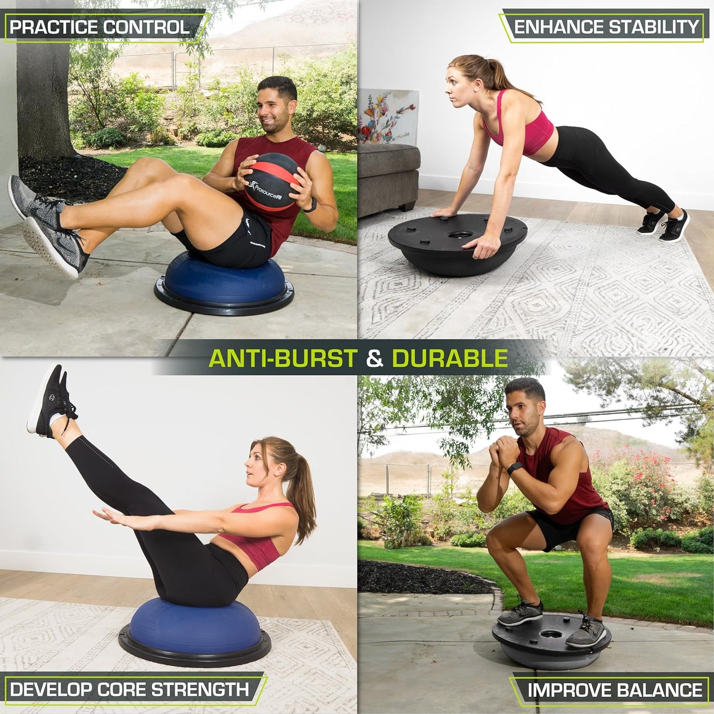 Balance Trainer Stability Exercise Yoga Aerobics Home Gym Workout
