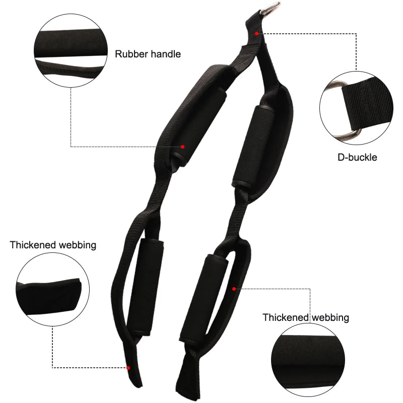 Triceps Rope Pull down Cable Machine Accessories Gym Cable Lat Pulldown Attachment Fitness Accessories