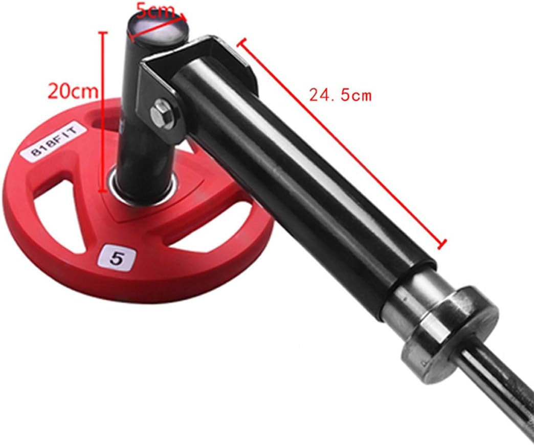 Barbell Landmine Attachment T-Bar Row Plate Landmine Swivel Fits 2" Olympic Bars Back Exercise Gym Equipment