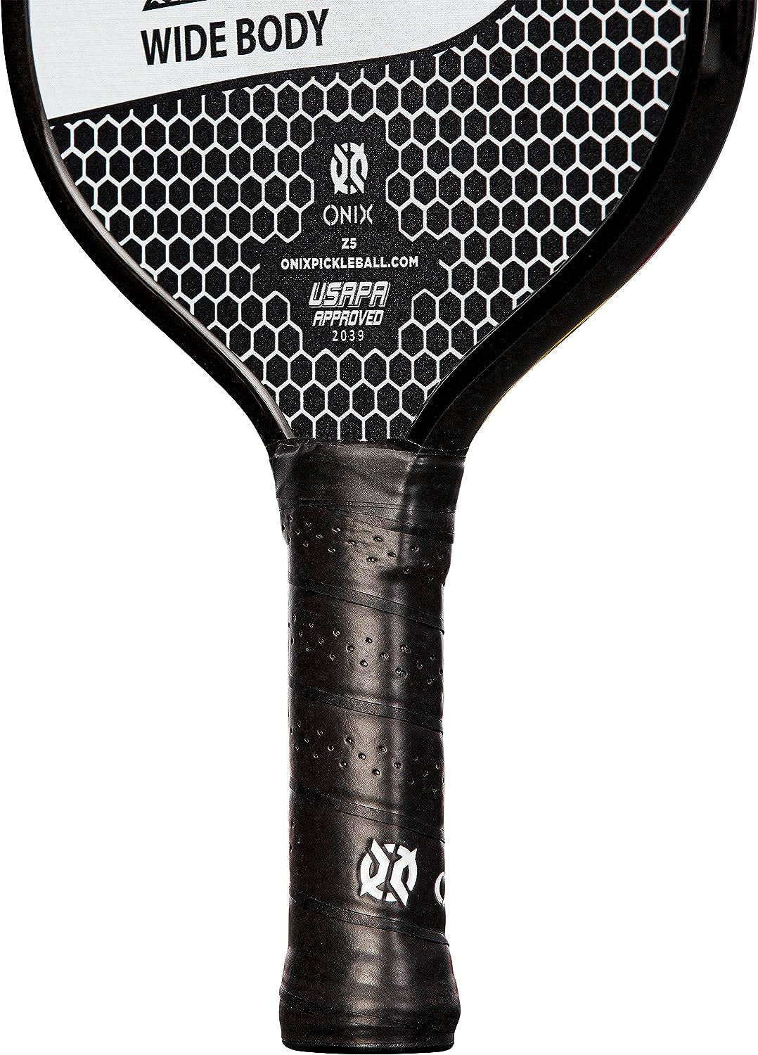 ONIX Graphite Z5 Graphite Carbon Fiber Pickleball Paddles with Cushion Comfort Pickleball Paddle Grip - USA Pickleball Approved