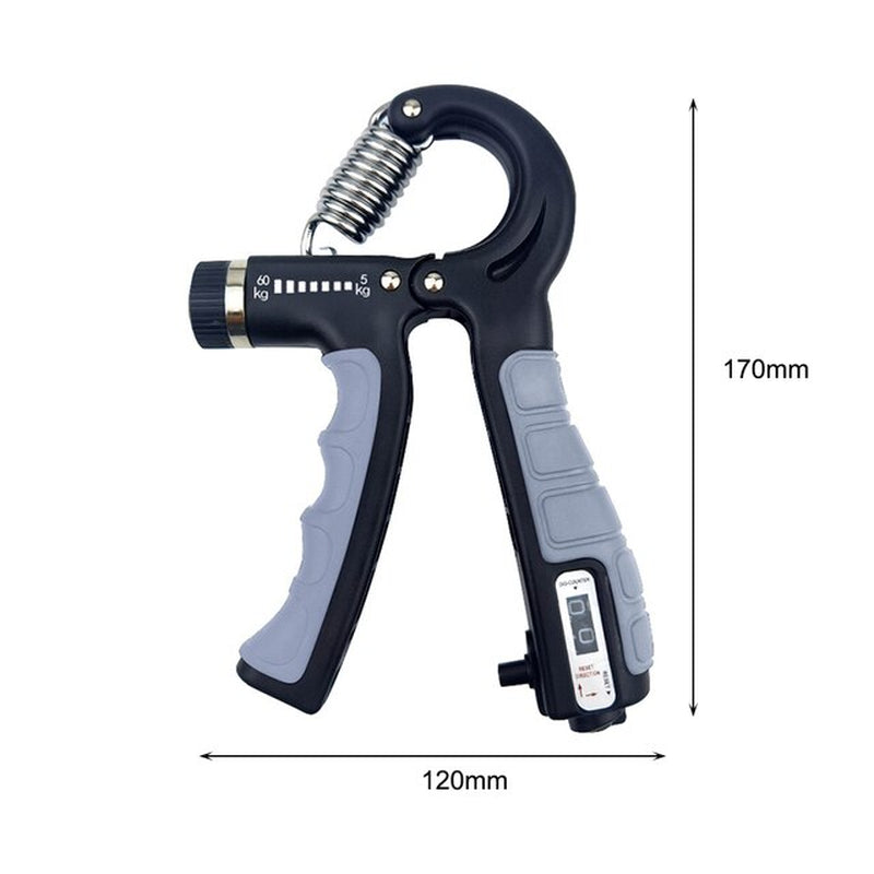 Adjustable R-Shaped Hand Grip Exercise Power Countable Exercise Enhancer Gripper Spring Finger Pinch Wrist Expander Training