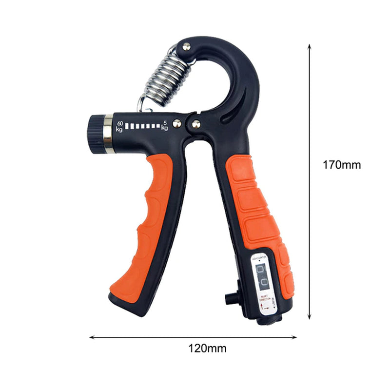 Adjustable R-Shaped Hand Grip Exercise Power Countable Exercise Enhancer Gripper Spring Finger Pinch Wrist Expander Training