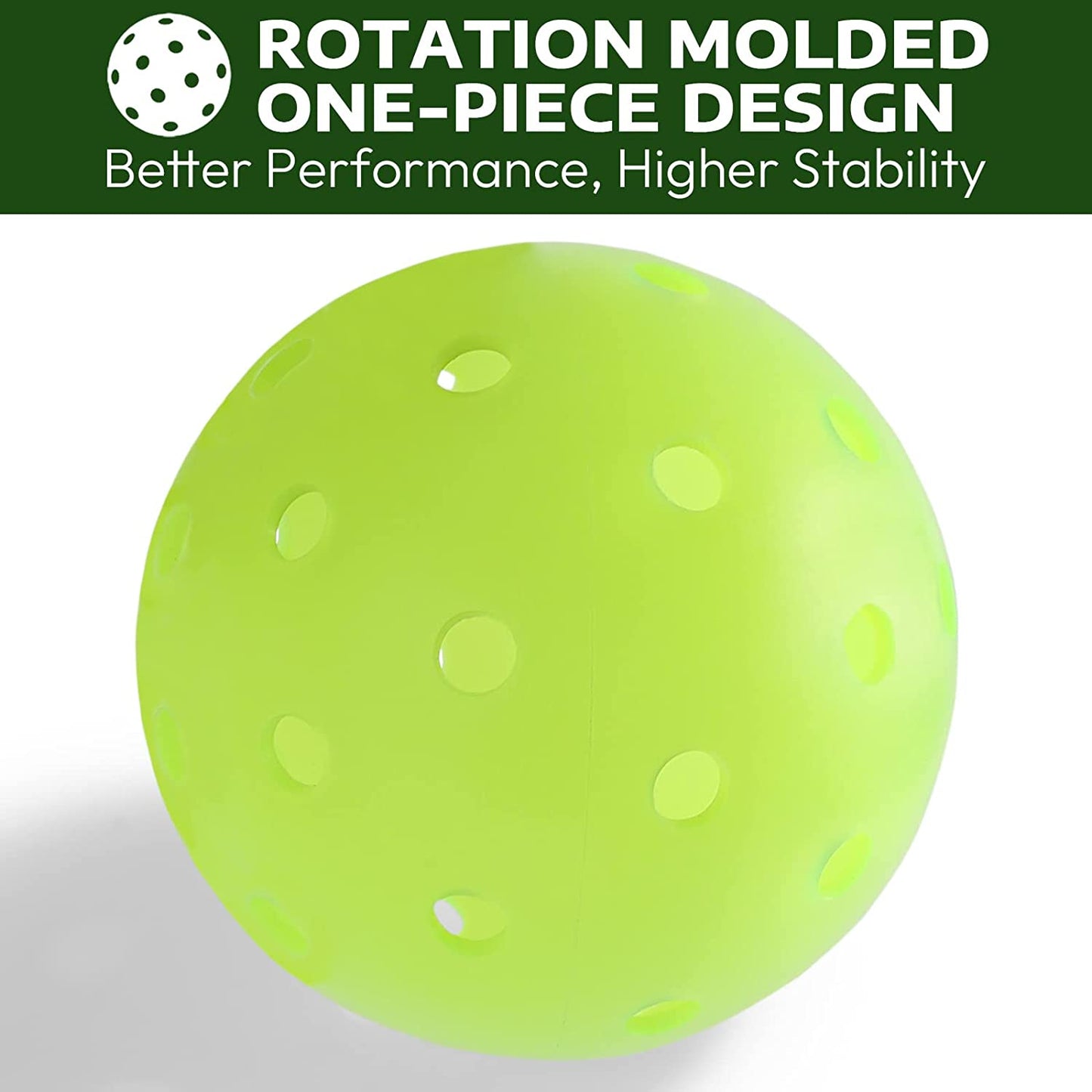 A11N S40 Outdoor Pickleball Balls- USA Pickleball Approved for Tournament Play, 3/6/12/50-Pack, Neon Green/Fuchsia/Tangerine