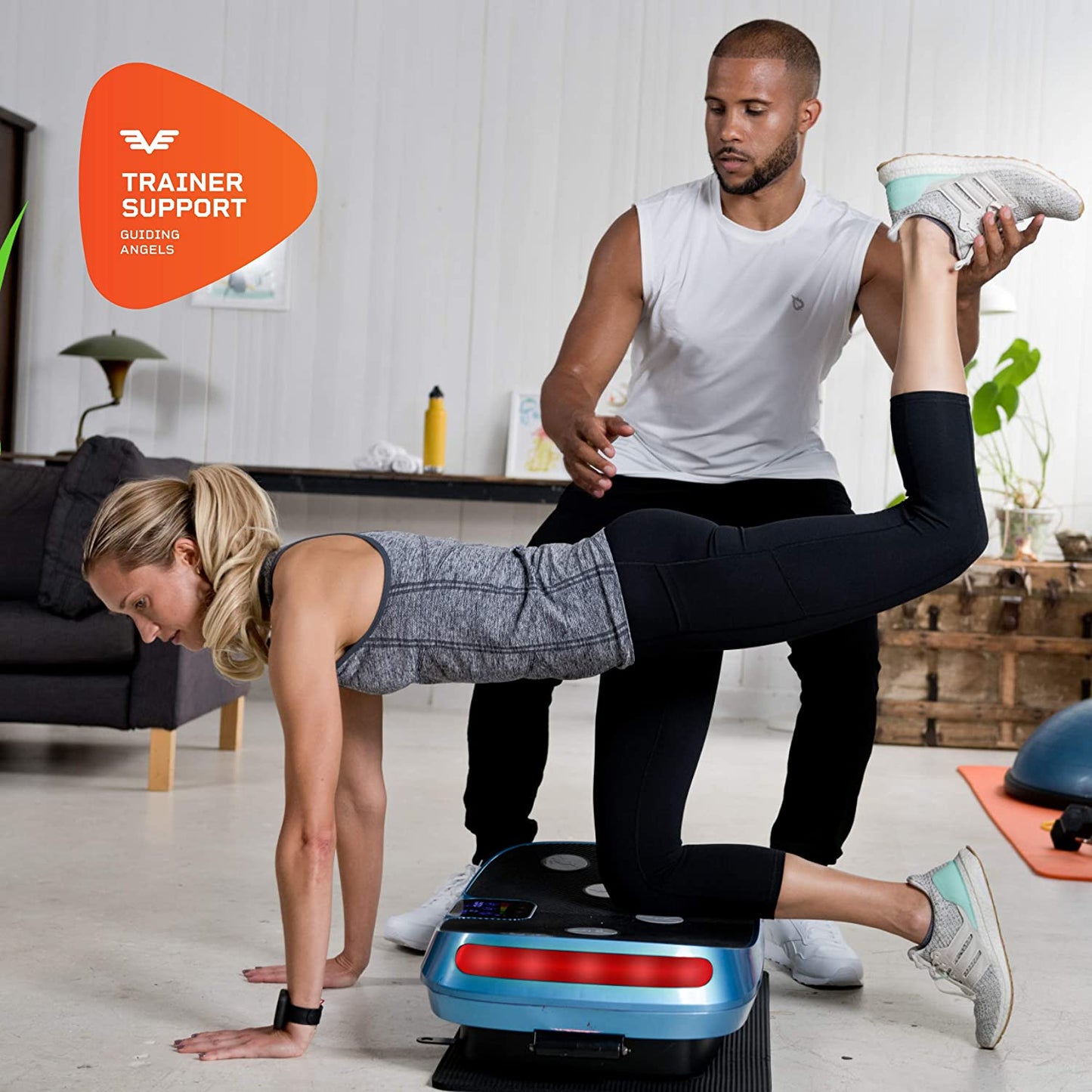 Lifepro Rumblex 4D Vibration Plate Exercise Machine - Triple Motor Oscillation, Linear, Pulsation + 3D/4D Vibration Platform | Whole Body Vibration Machine for Home, Weight Loss & Shaping