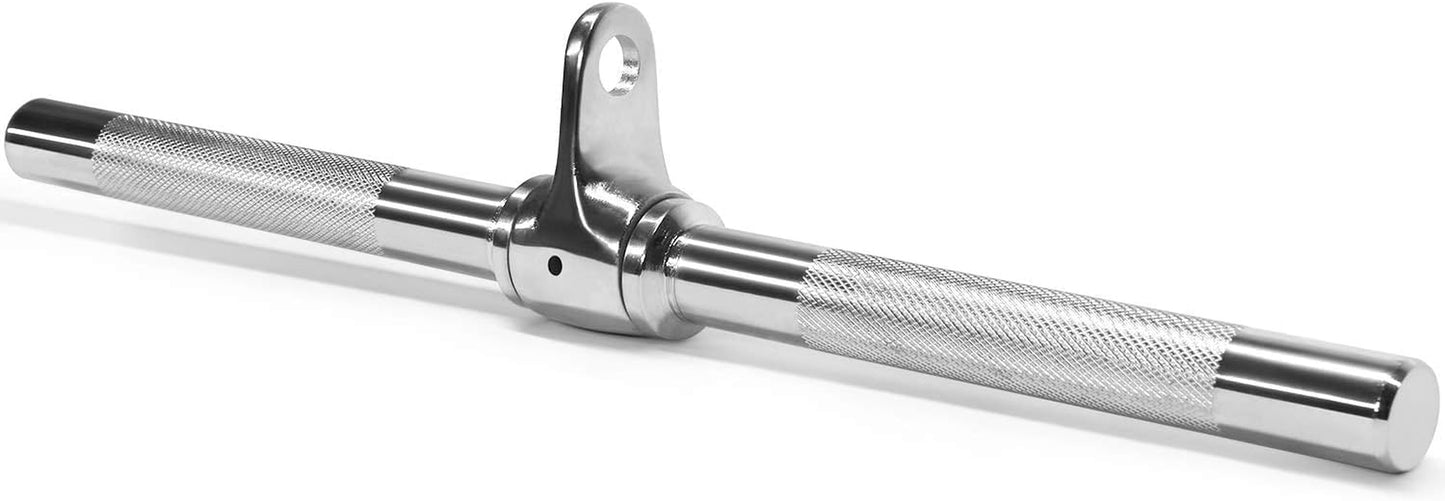LAT Pull down Cable Attachment, Tricep Press down Bar, V-Shaped Bar with Diamond Knurl Handle, Bodybuilding Strength Training Attachments