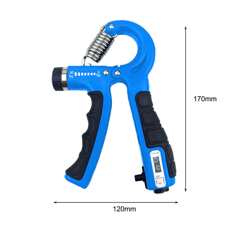 Adjustable R-Shaped Hand Grip Exercise Power Countable Exercise Enhancer Gripper Spring Finger Pinch Wrist Expander Training