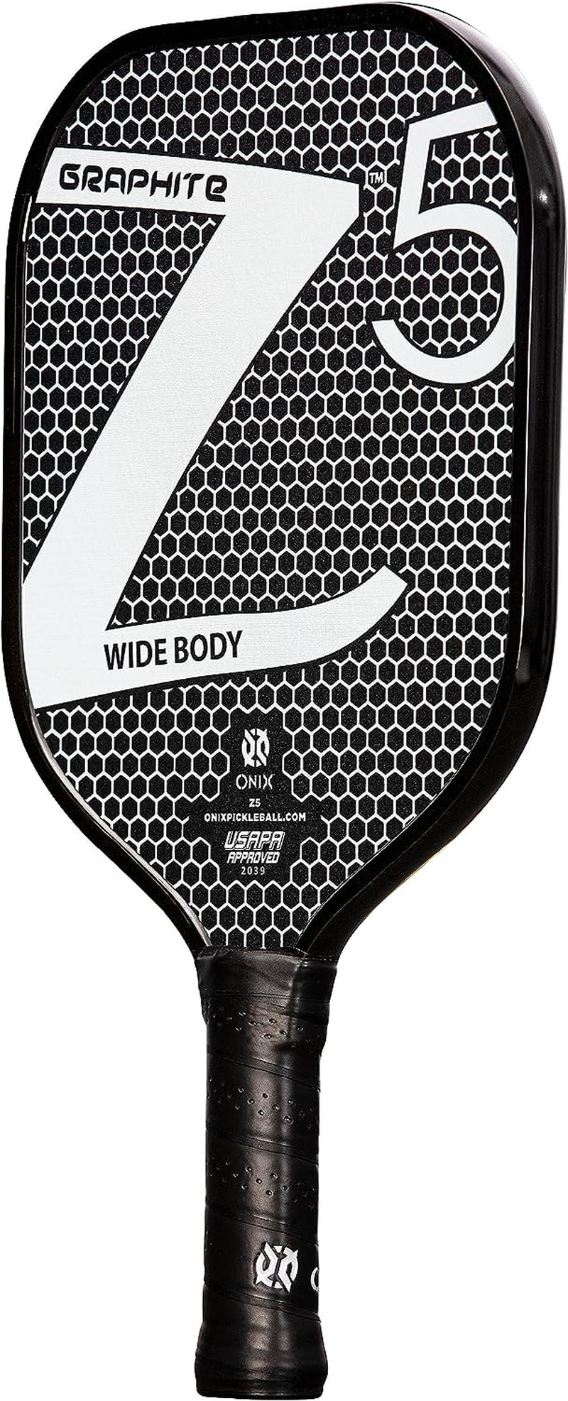 ONIX Graphite Z5 Graphite Carbon Fiber Pickleball Paddles with Cushion Comfort Pickleball Paddle Grip - USA Pickleball Approved