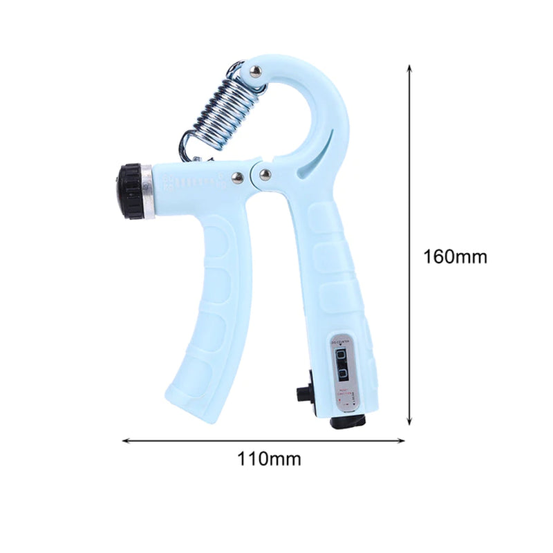 Adjustable R-Shaped Hand Grip Exercise Power Countable Exercise Enhancer Gripper Spring Finger Pinch Wrist Expander Training