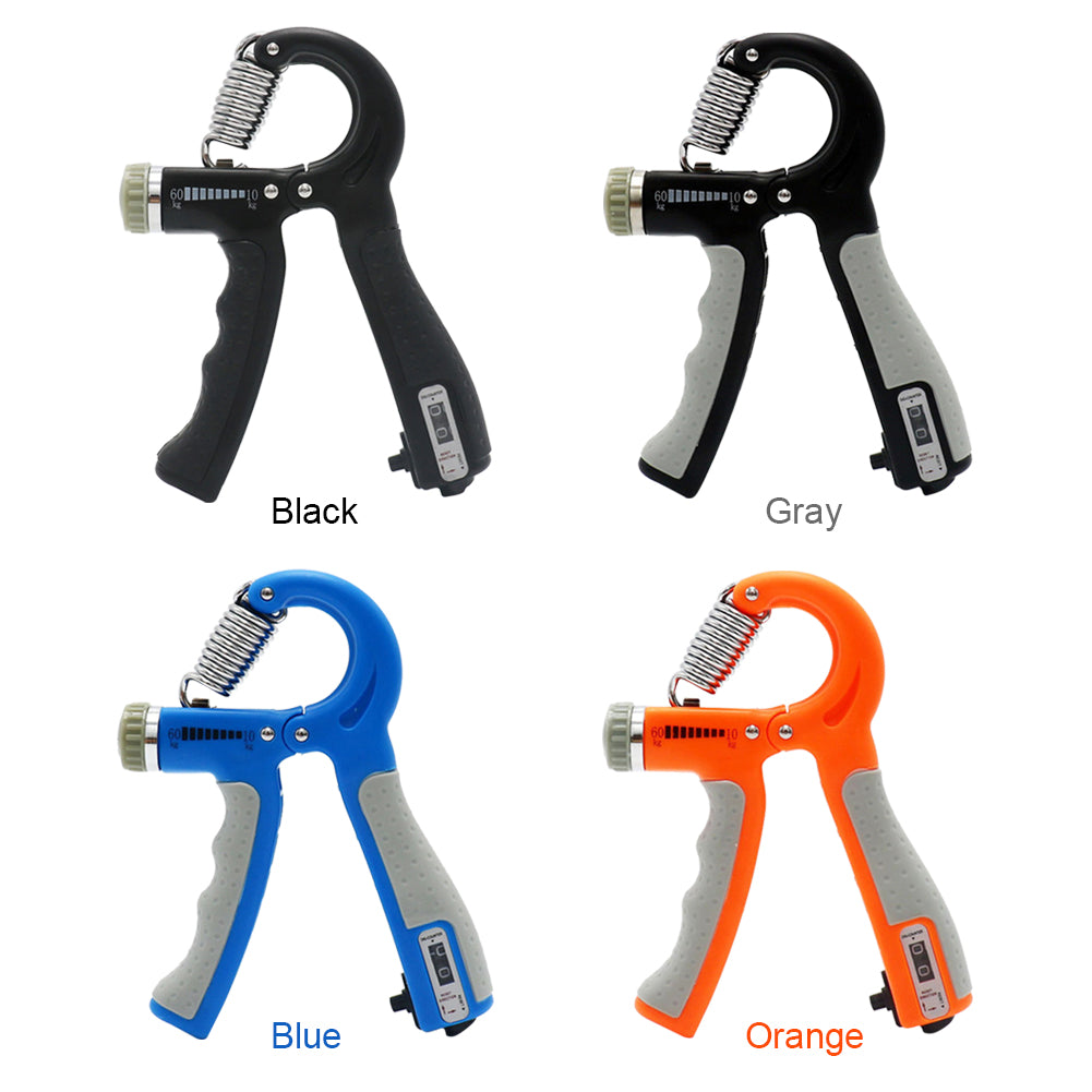 Adjustable R-Shaped Hand Grip Exercise Power Countable Exercise Enhancer Gripper Spring Finger Pinch Wrist Expander Training