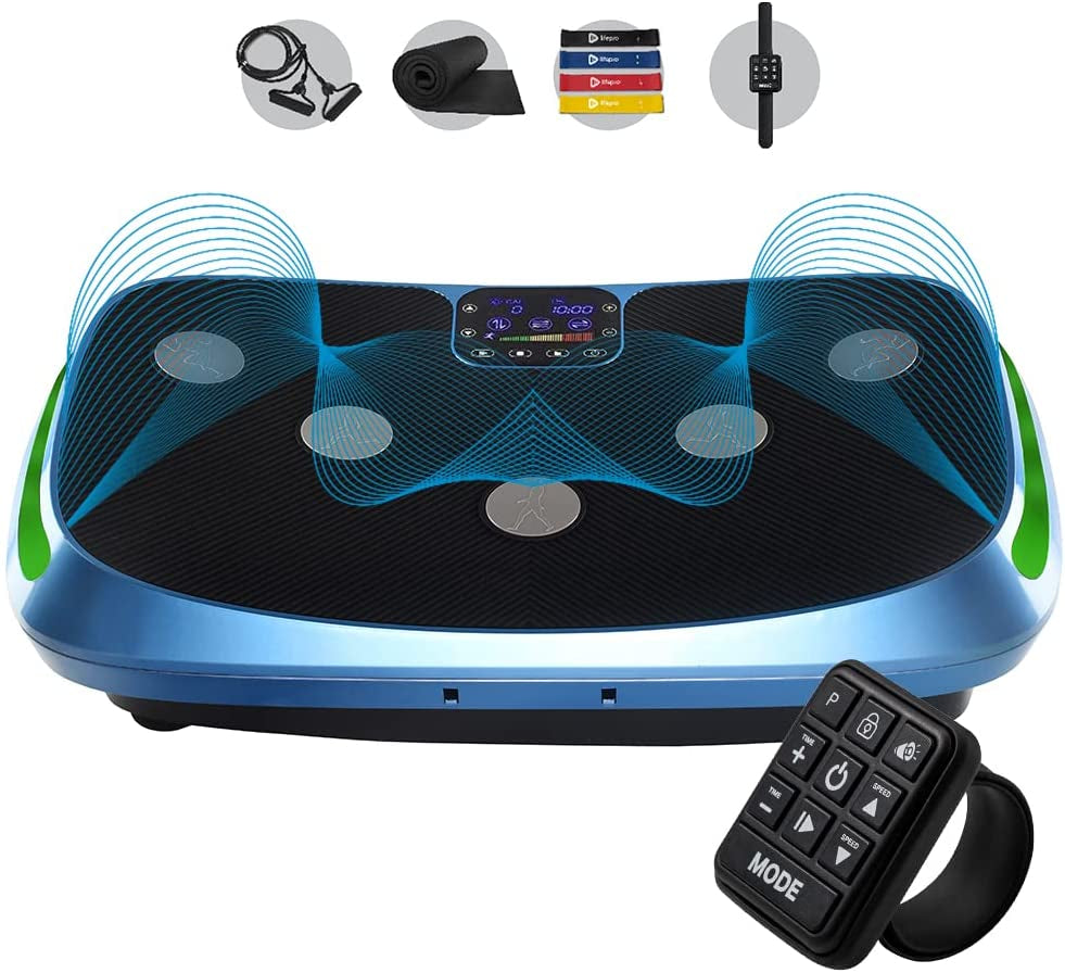 Lifepro Rumblex 4D Vibration Plate Exercise Machine - Triple Motor Oscillation, Linear, Pulsation + 3D/4D Vibration Platform | Whole Body Vibration Machine for Home, Weight Loss & Shaping