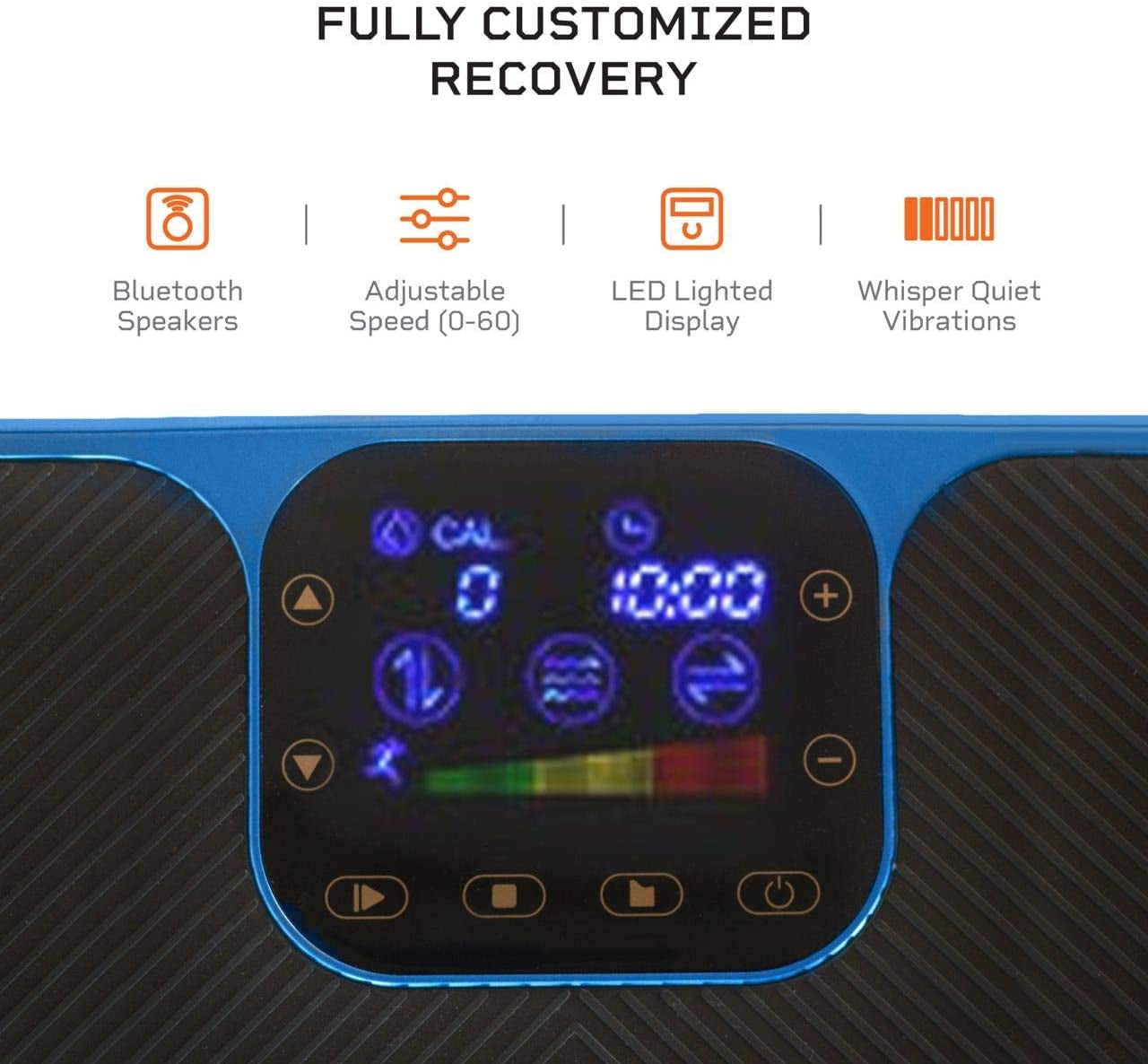Lifepro Rumblex 4D Vibration Plate Exercise Machine - Triple Motor Oscillation, Linear, Pulsation + 3D/4D Vibration Platform | Whole Body Vibration Machine for Home, Weight Loss & Shaping