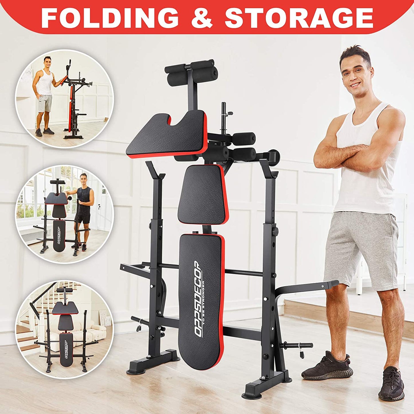 Space Saving Olympic Weight Bench