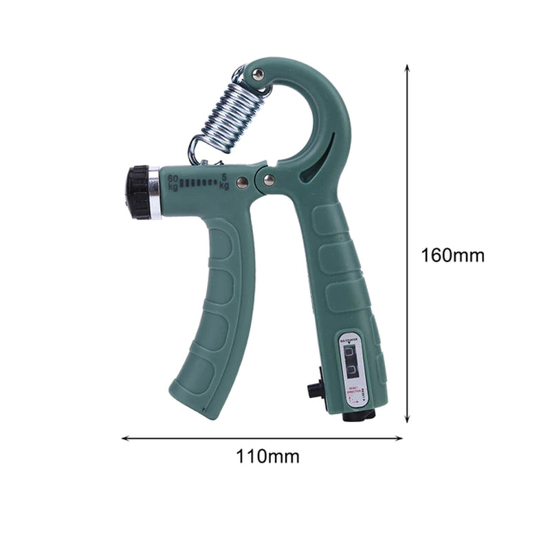Adjustable R-Shaped Hand Grip Exercise Power Countable Exercise Enhancer Gripper Spring Finger Pinch Wrist Expander Training