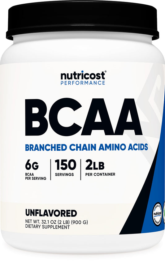 BCAA Powder 2:1:1 (Unflavored) 150 Servings- Amino Acid Supplement