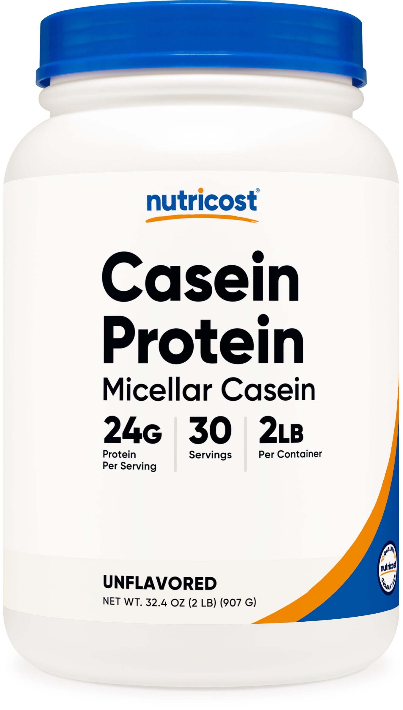 Casein Protein Powder 2Lb - Micellar Casein (Unflavored)