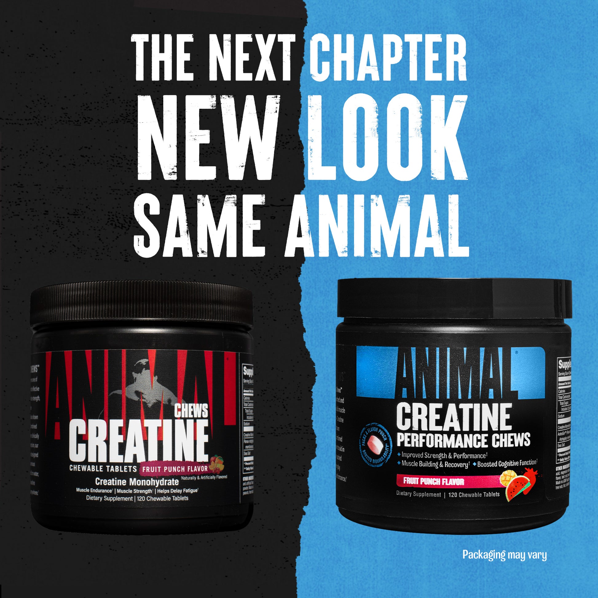 Creatine Chews - Fruit Punch Flavor. 5 Grams of Creatine Monohydrate per Serving