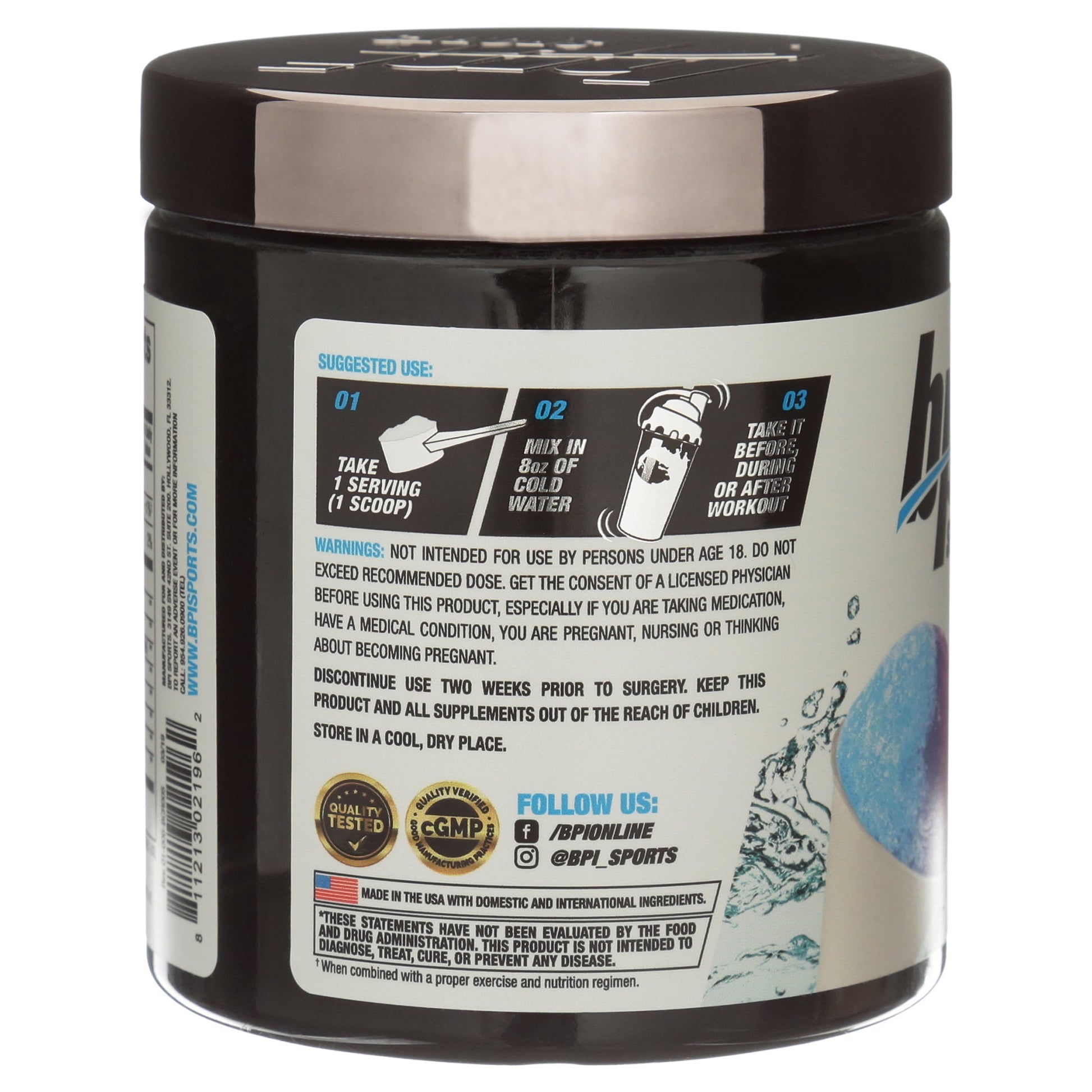 Best Creatine Powder, Snow Cone, 50 Servings