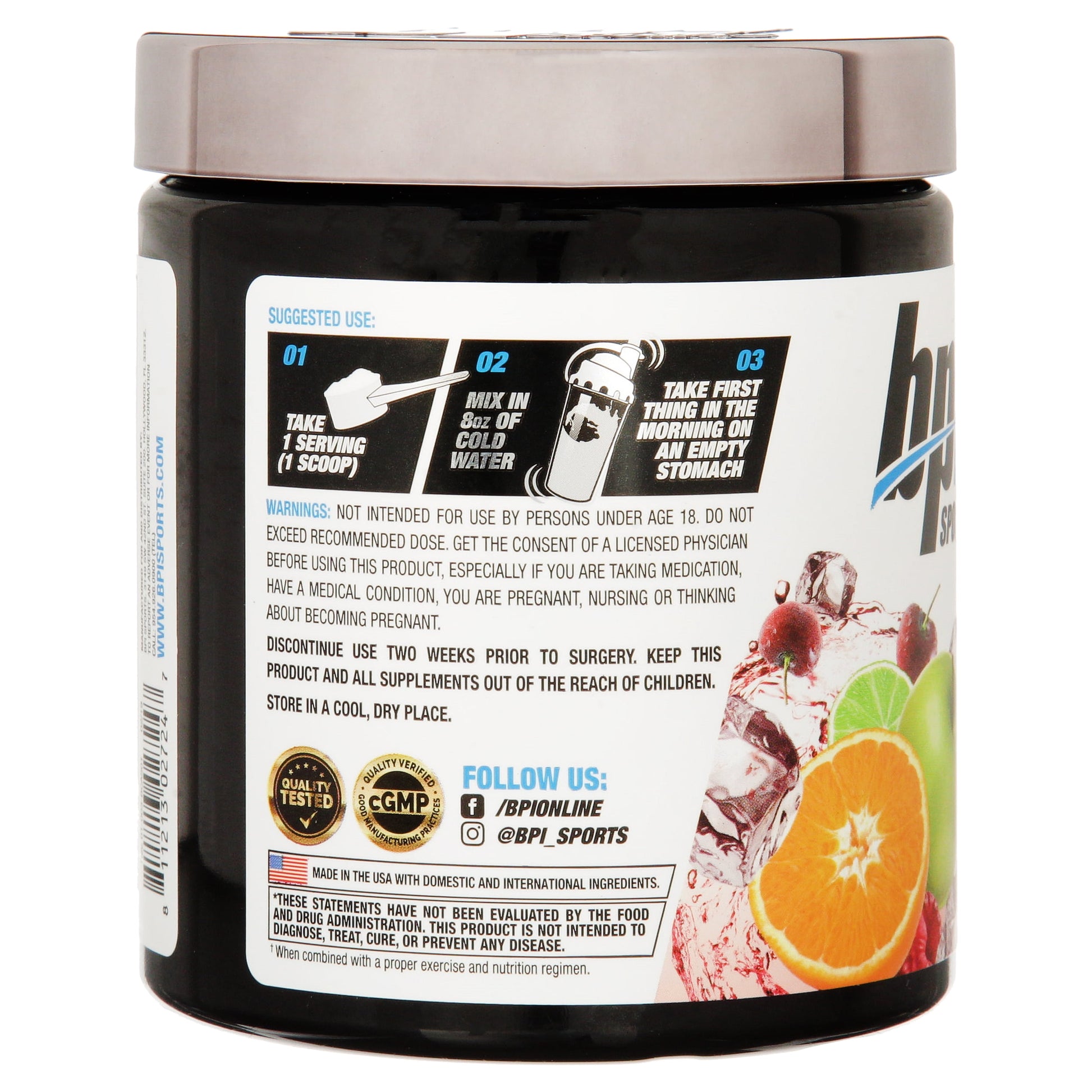 Best BCAA Shredded 25 Servings Fruit Punch